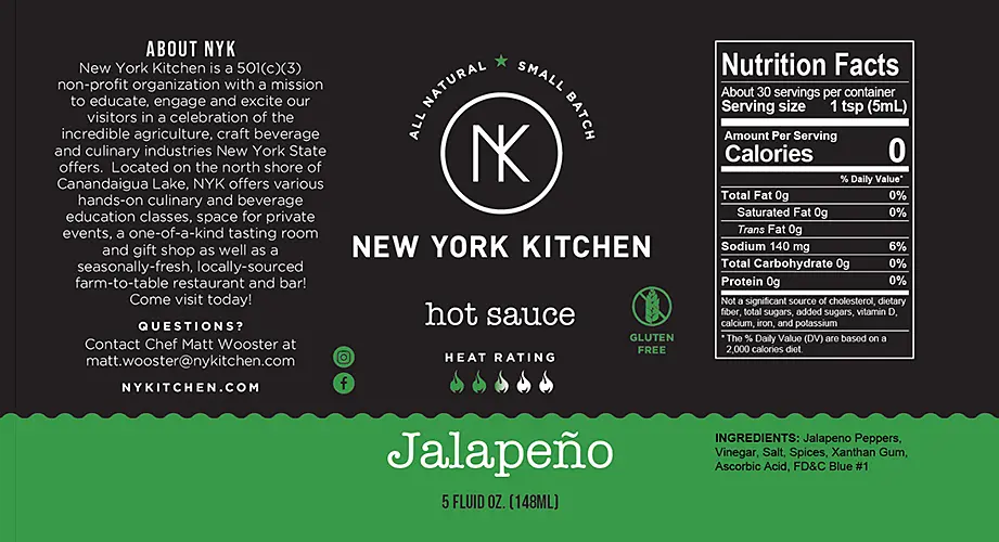 New York Kitchen Label