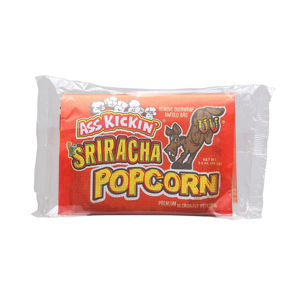 Ass Kickin' Sriracha Microwave Popcorn