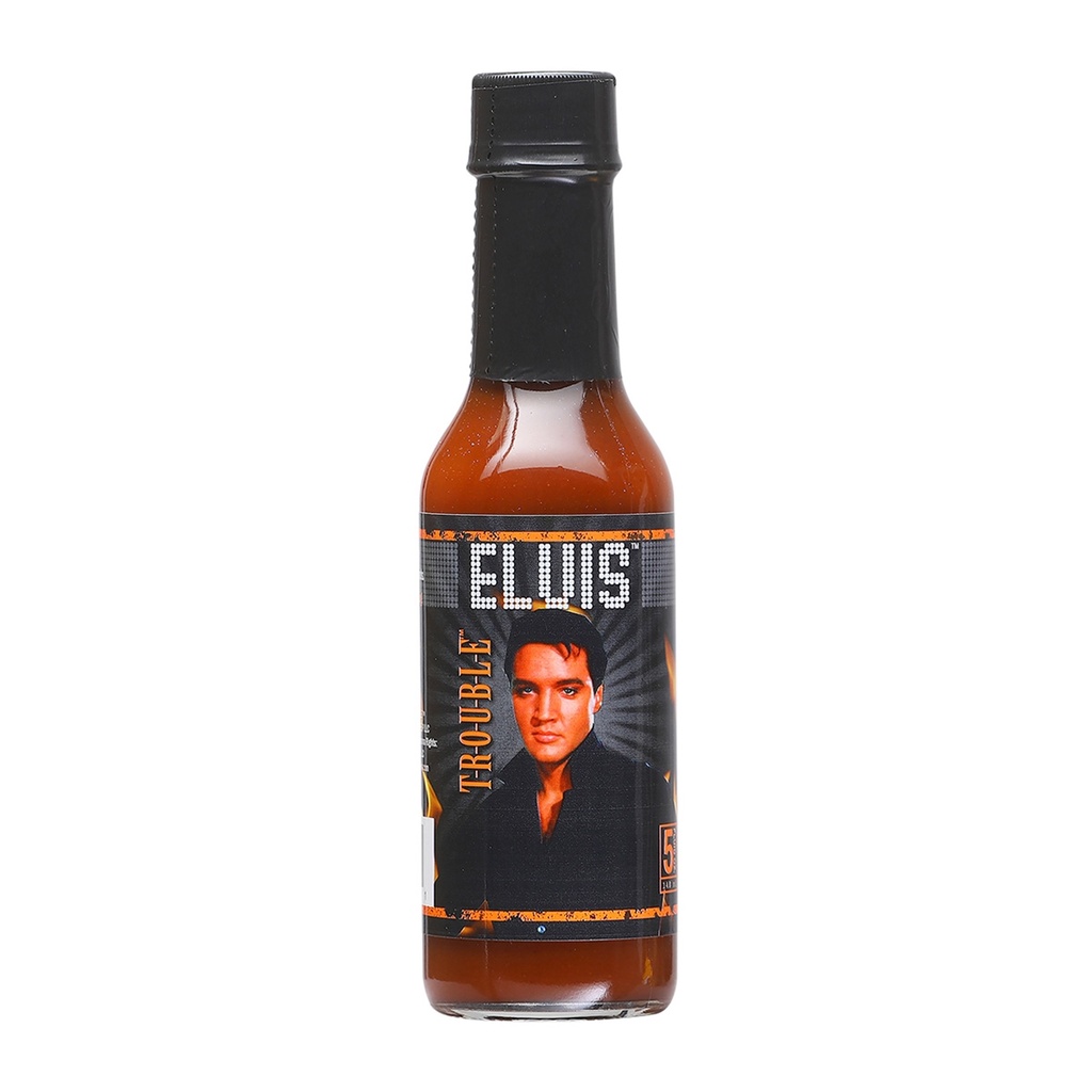 Elvis T-R-O-U-B-L-E Hot Sauce