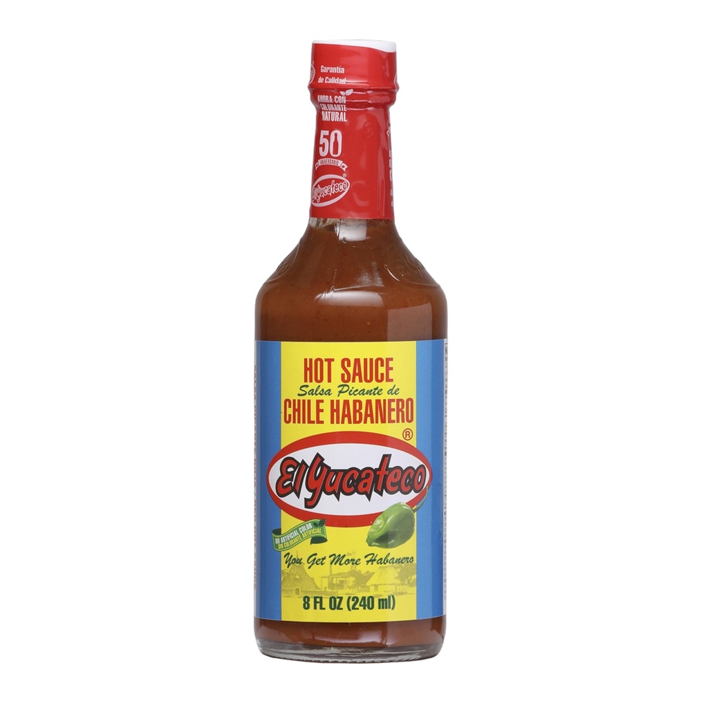 El Yucateco Red Hot Sauce - 8 oz.