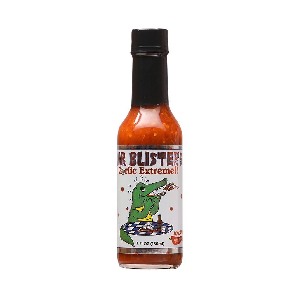 Mr. Blister's Garlic Extreme!! Louisiana Pepper Sauce