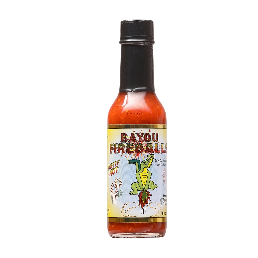 Bayou Fireballs Pretty Hot Louisiana Pepper Sauce