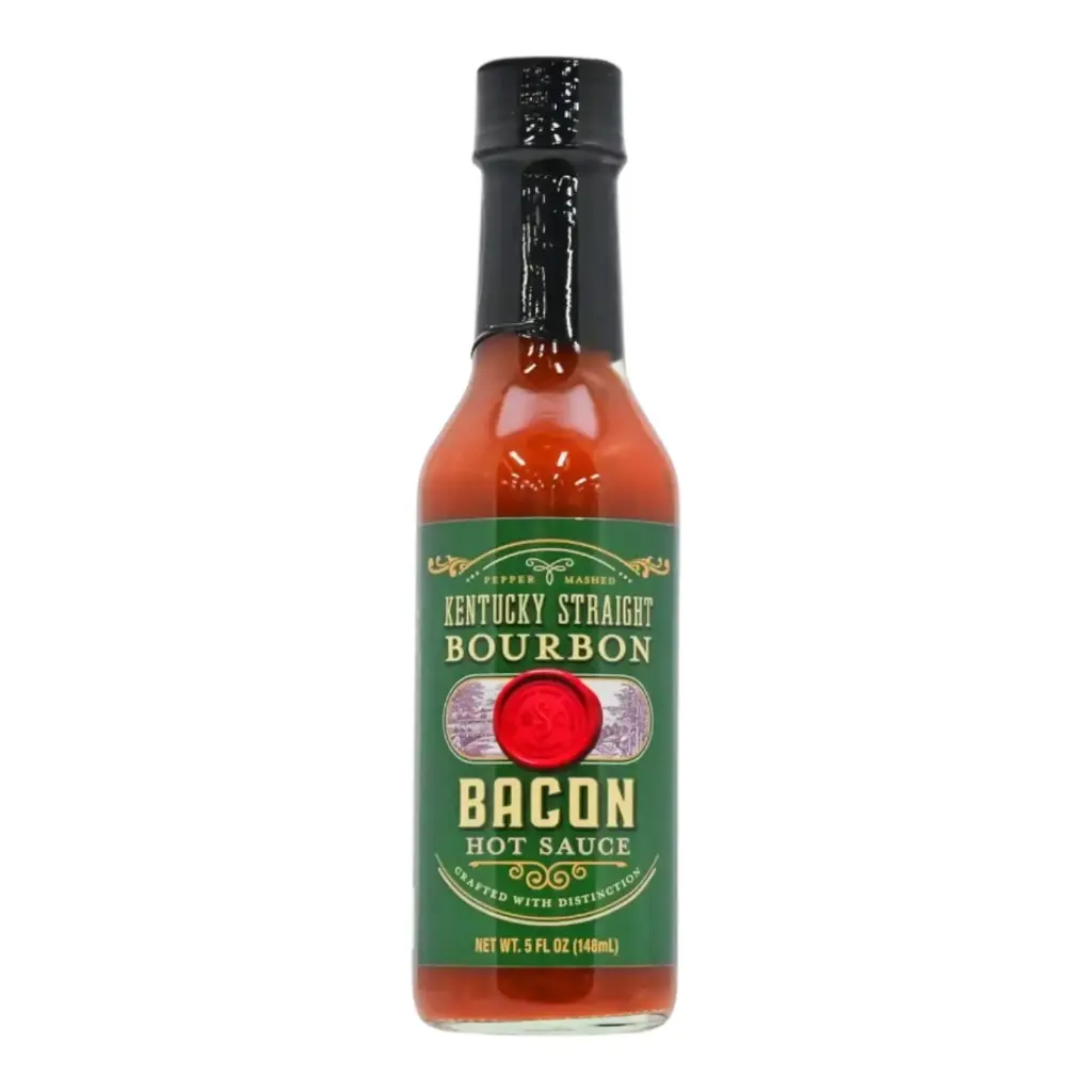 Kentucky Straight Bourbon Bacon Jalapeno Hot Sauce