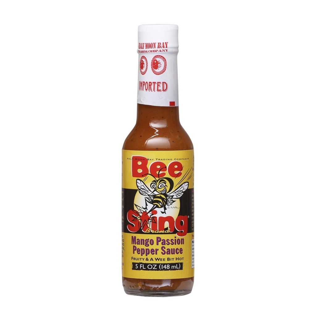 Bee Sting Mango Passion Pepper Sauce 5 oz.
