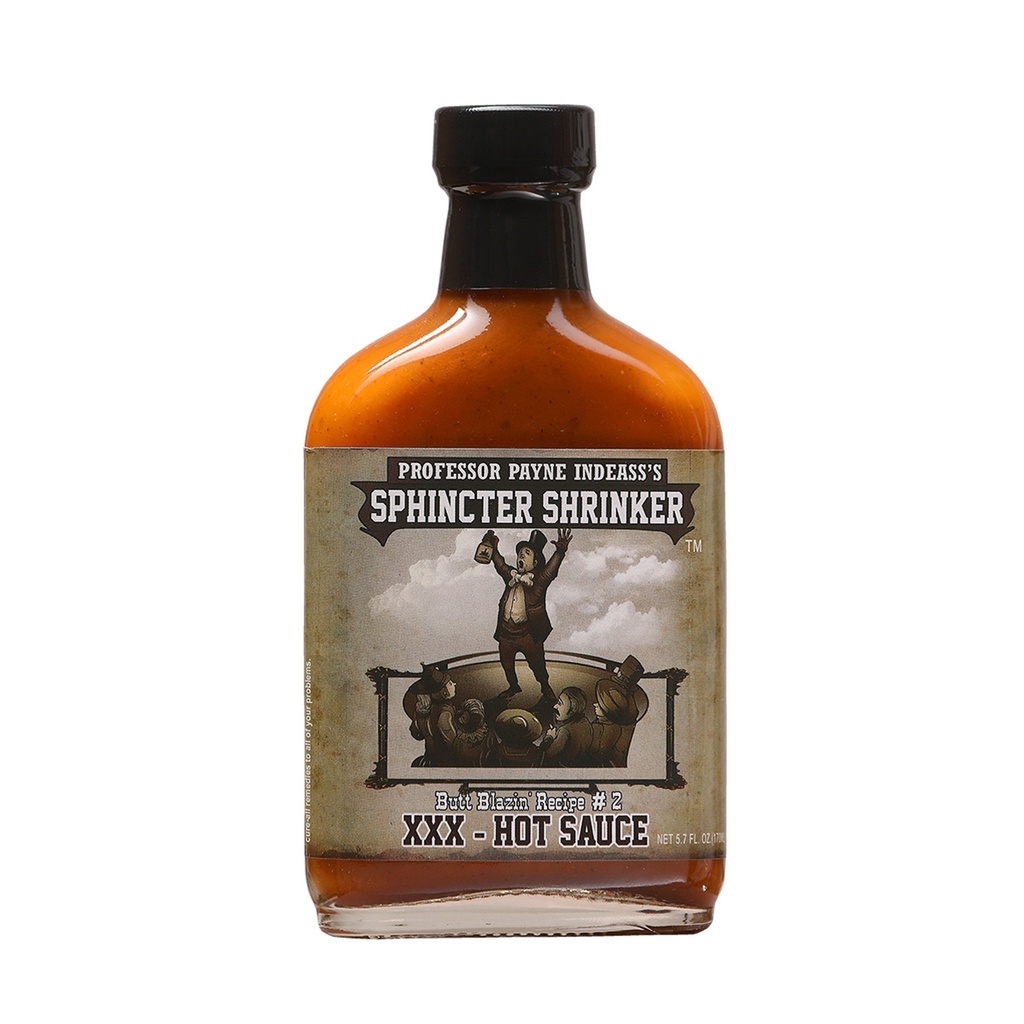 Professor Payne Indeass's "Sphincter Shrinker" XXX - Hot Sauce
