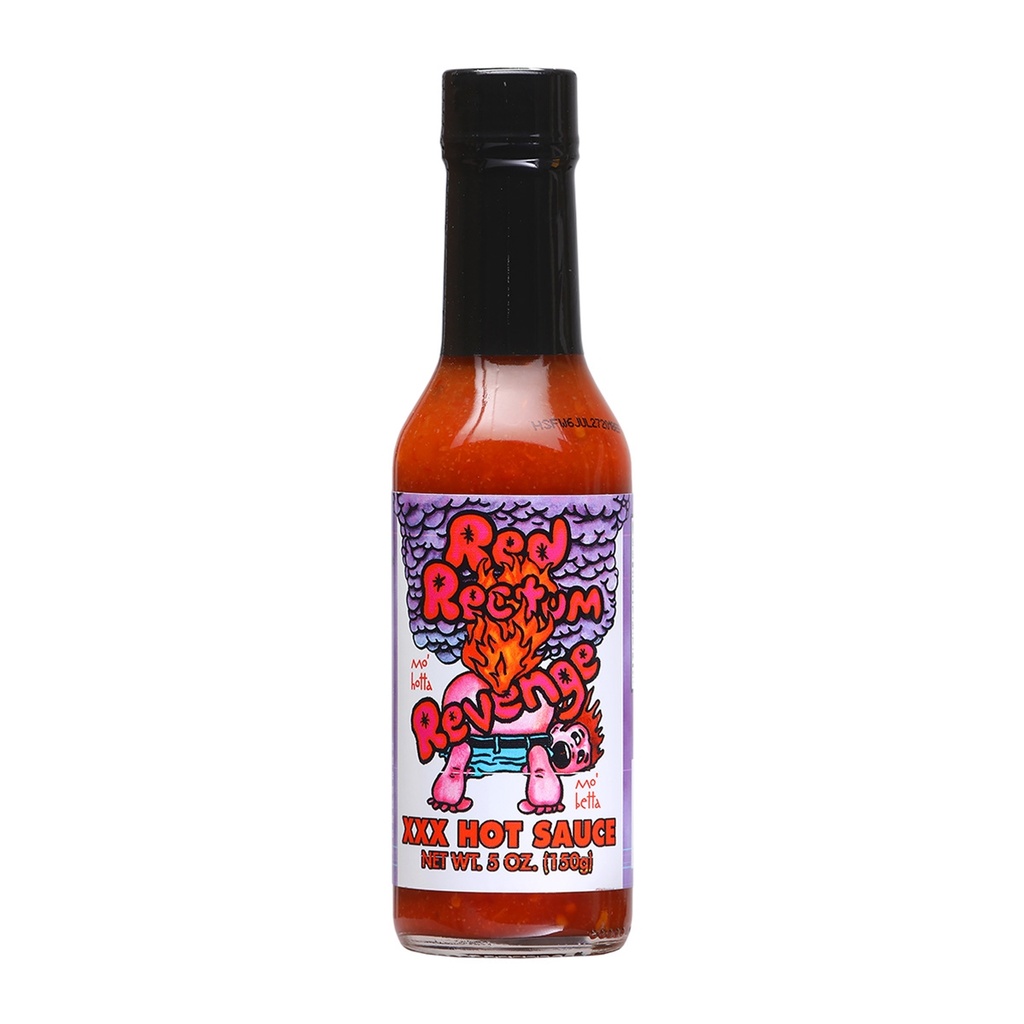 Red Rectum Revenge XXX Hot Sauce - FW6