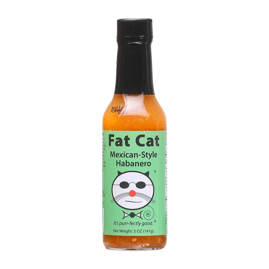 Fat Cat Mexican Style Habanero Hot Sauce