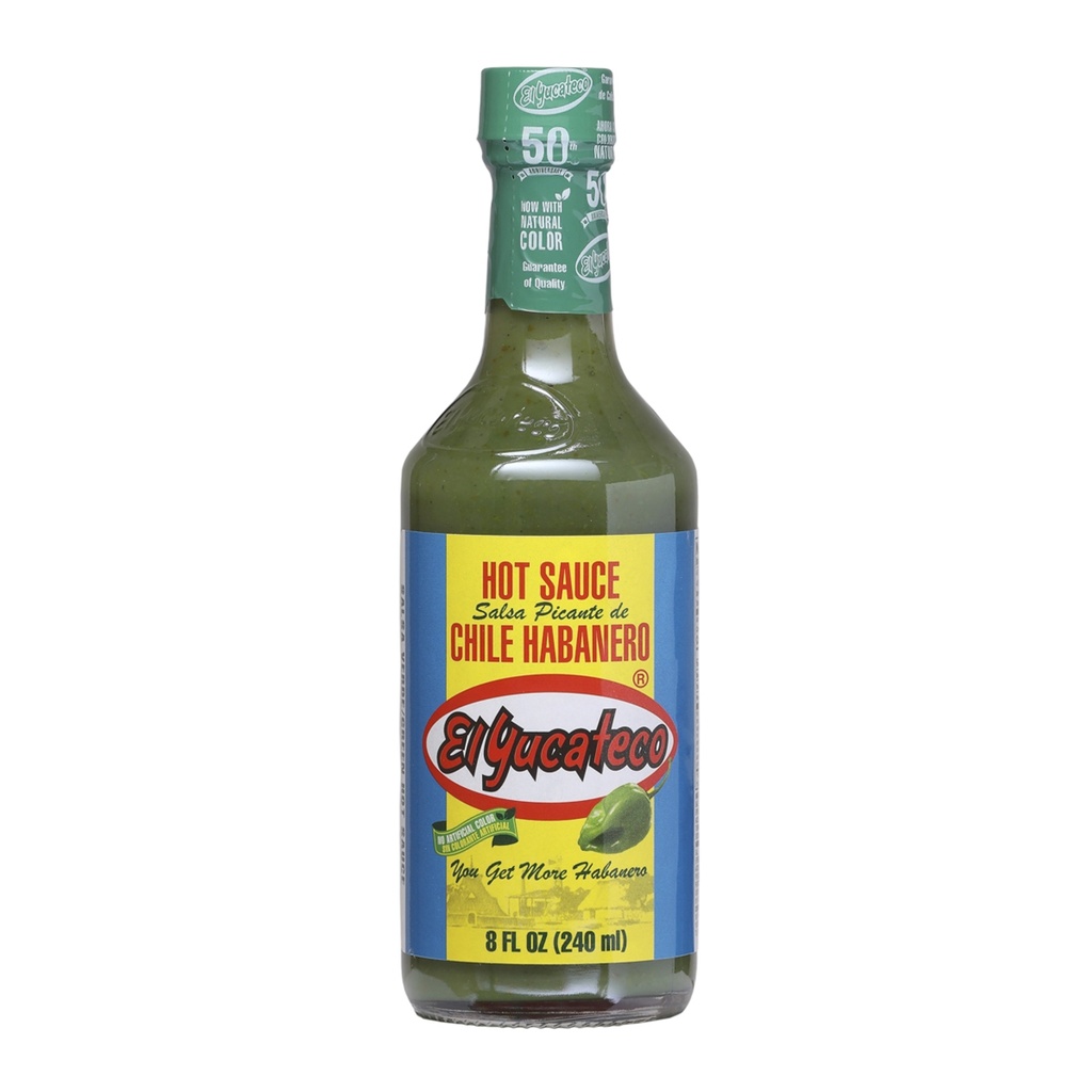 El Yucateco Green Chile Habanero Hot Sauce - 8 oz.