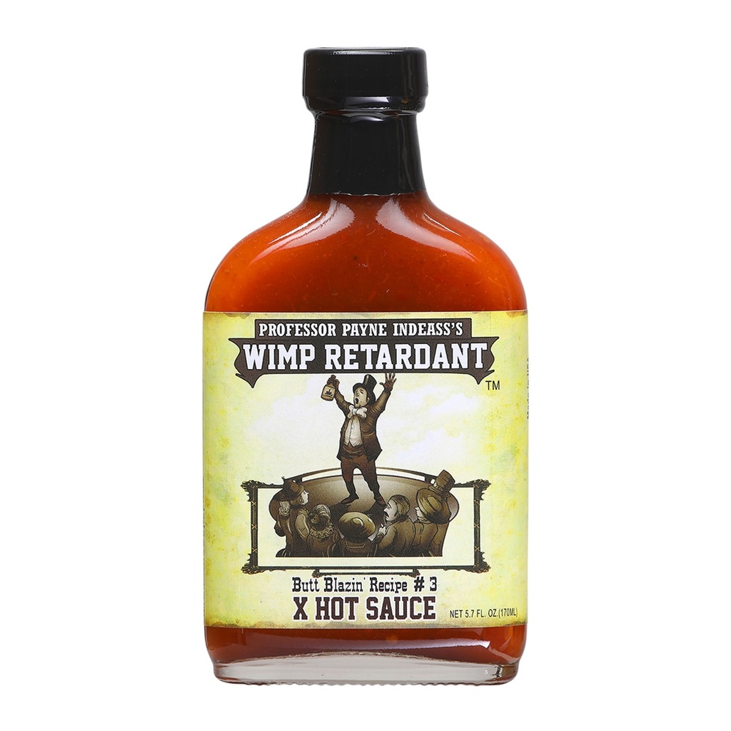 Professor Payne Indeass's "Wimp Retardent" X - Hot Sauce