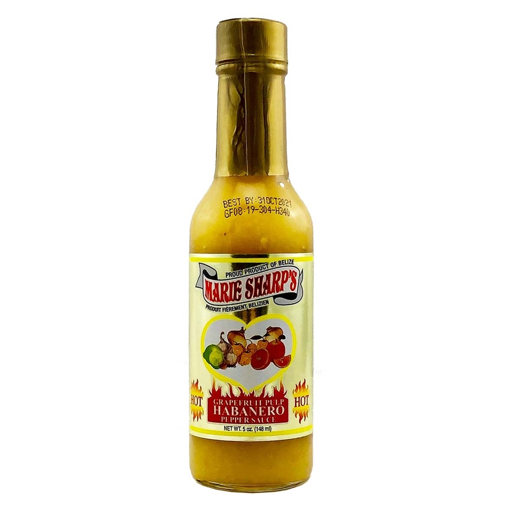 Marie Sharp's Grapefruit Pulp Habanero Hot Sauce