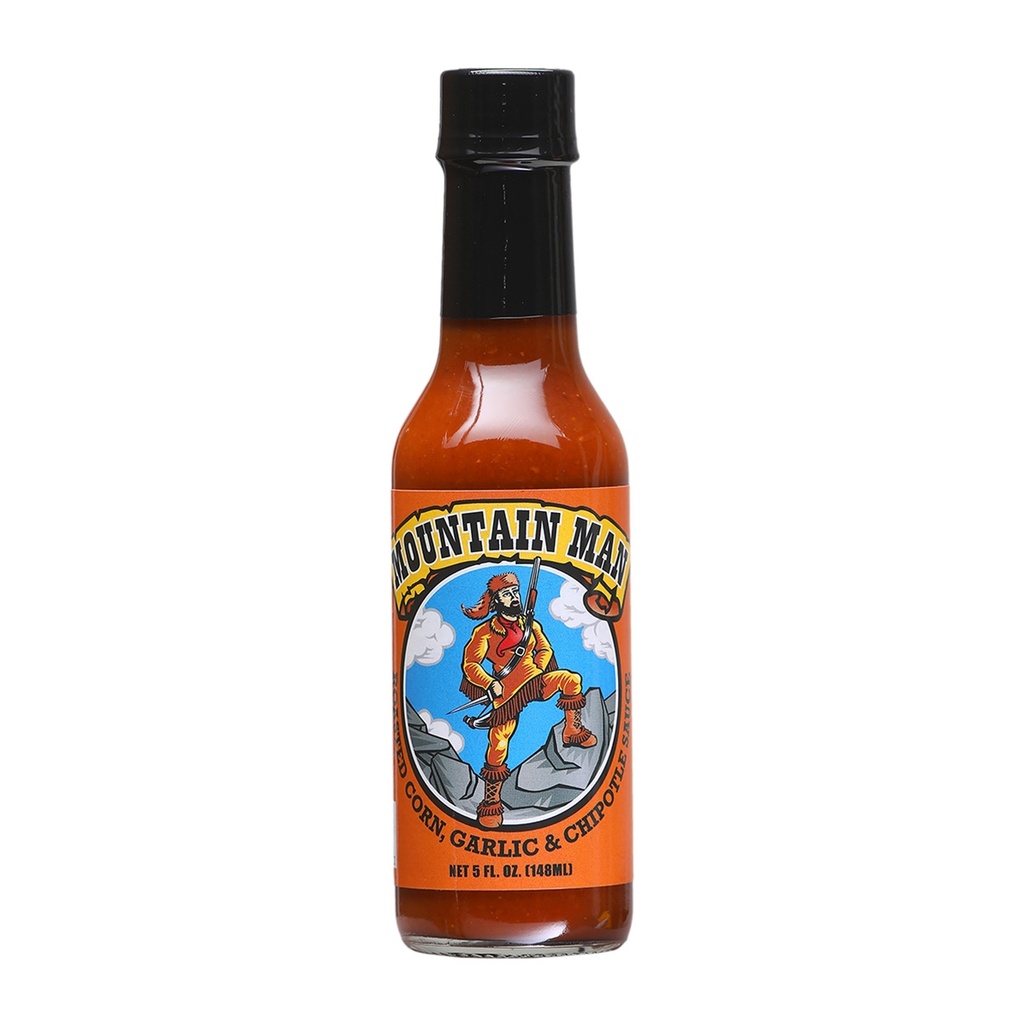 Mountain Man Corn, Garlic, & Chipotle Hot Sauce