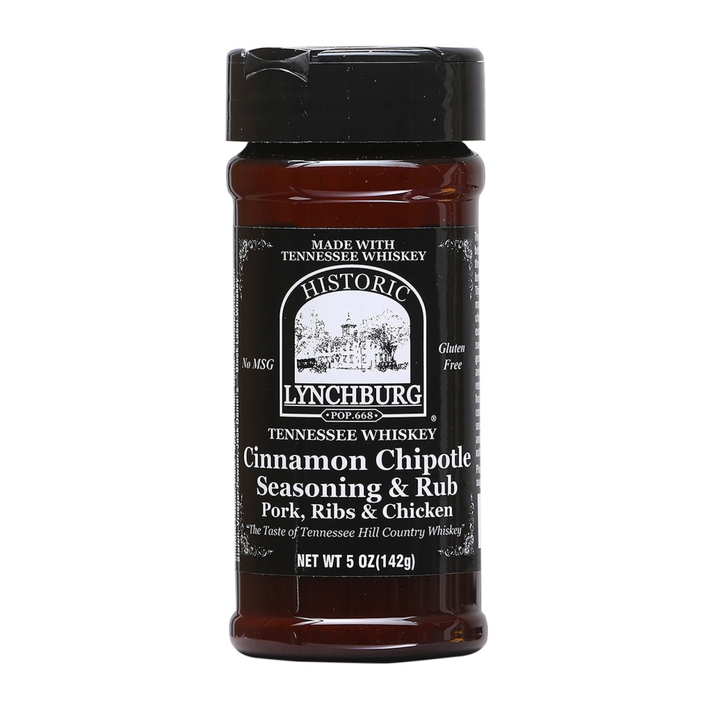 Historic Lynchburg Tennessee Whiskey Cinnamon Chipotle Seasoning & Rub