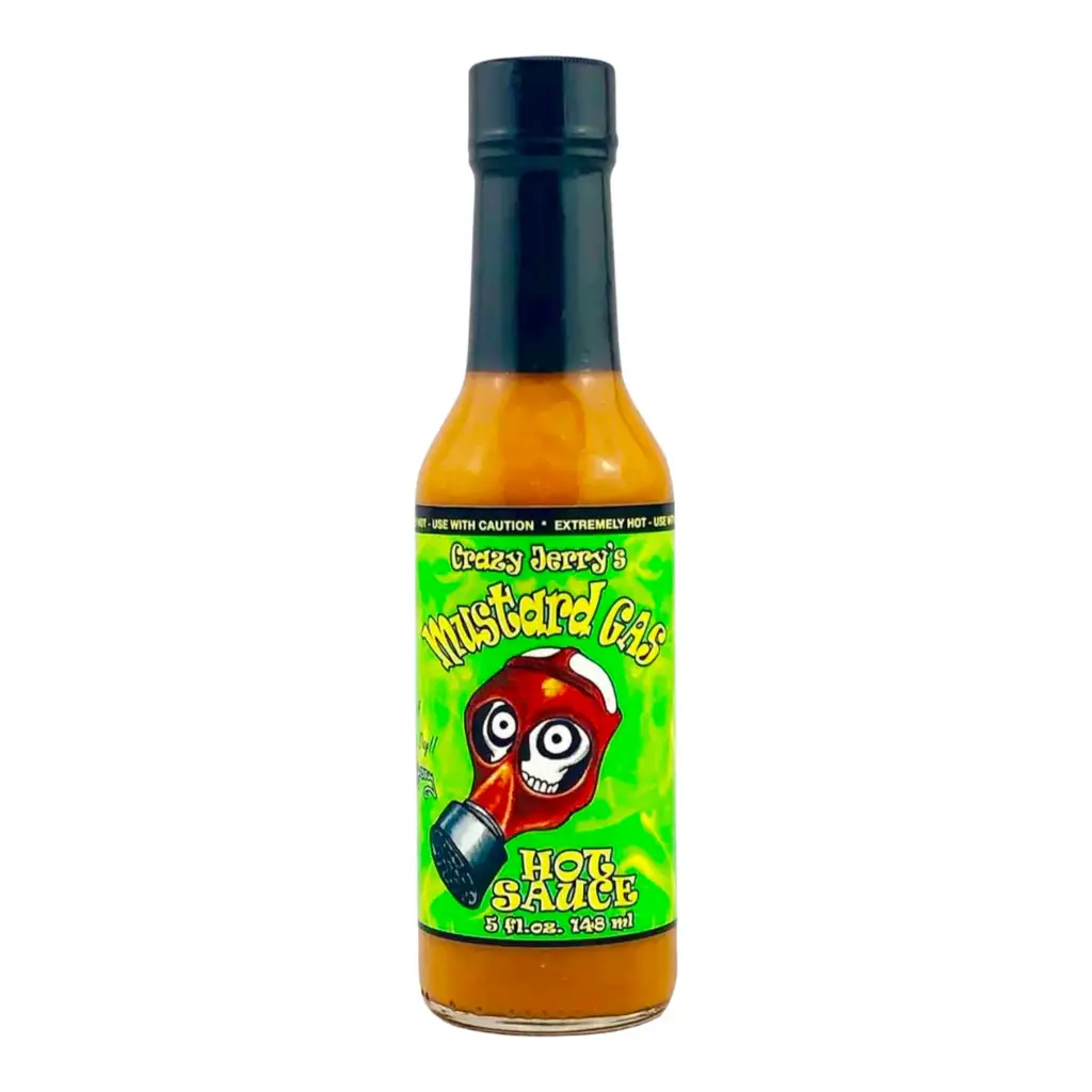 Crazy Jerry's Mustard Gas Hot Sauce