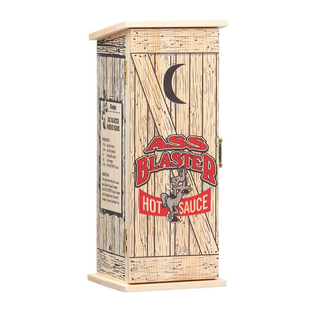 Ass Blaster Collector's Hot Sauce with Wooden Outhouse