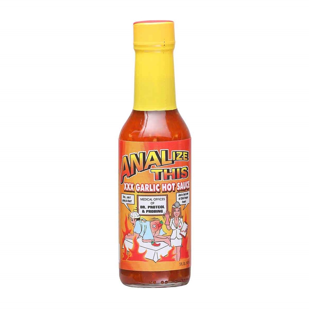 Tahiti Joe's "ANALize This" XXX Garlic Hot Sauce