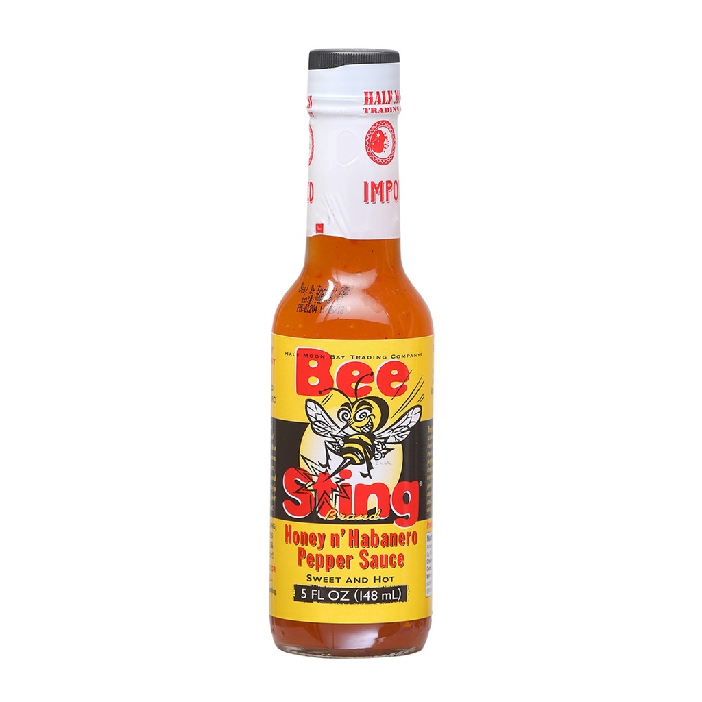 Bee Sting Honey n' Habanero Hot Sauce 5 oz.