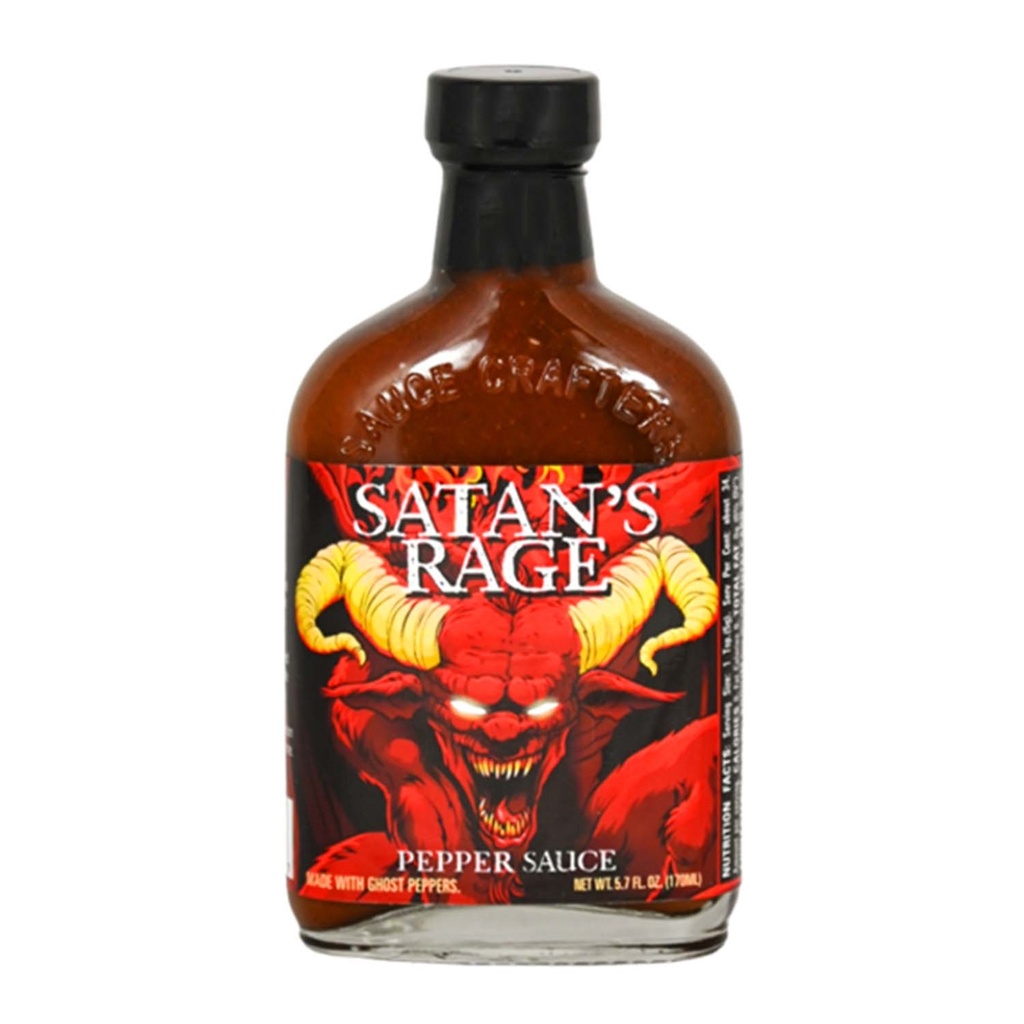 DISCONTINUED: Satan's Rage Ghost Pepper Hot Sauce