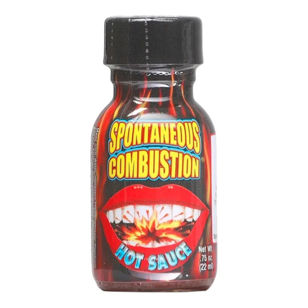 Spontaneous Combustion Hot Sauce – Mini Travel Size 3/4 oz.