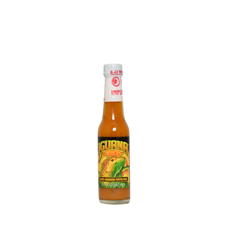 Iguana Bold Gold Habanero Hot Sauce Deuce 2oz