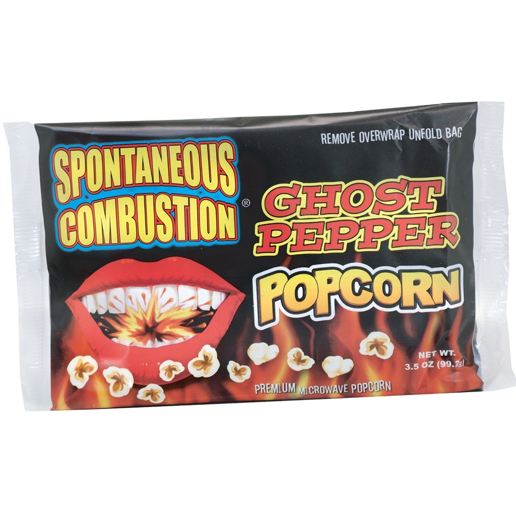 Spontaneous Combustion Ghost Pepper Microwave Popcorn