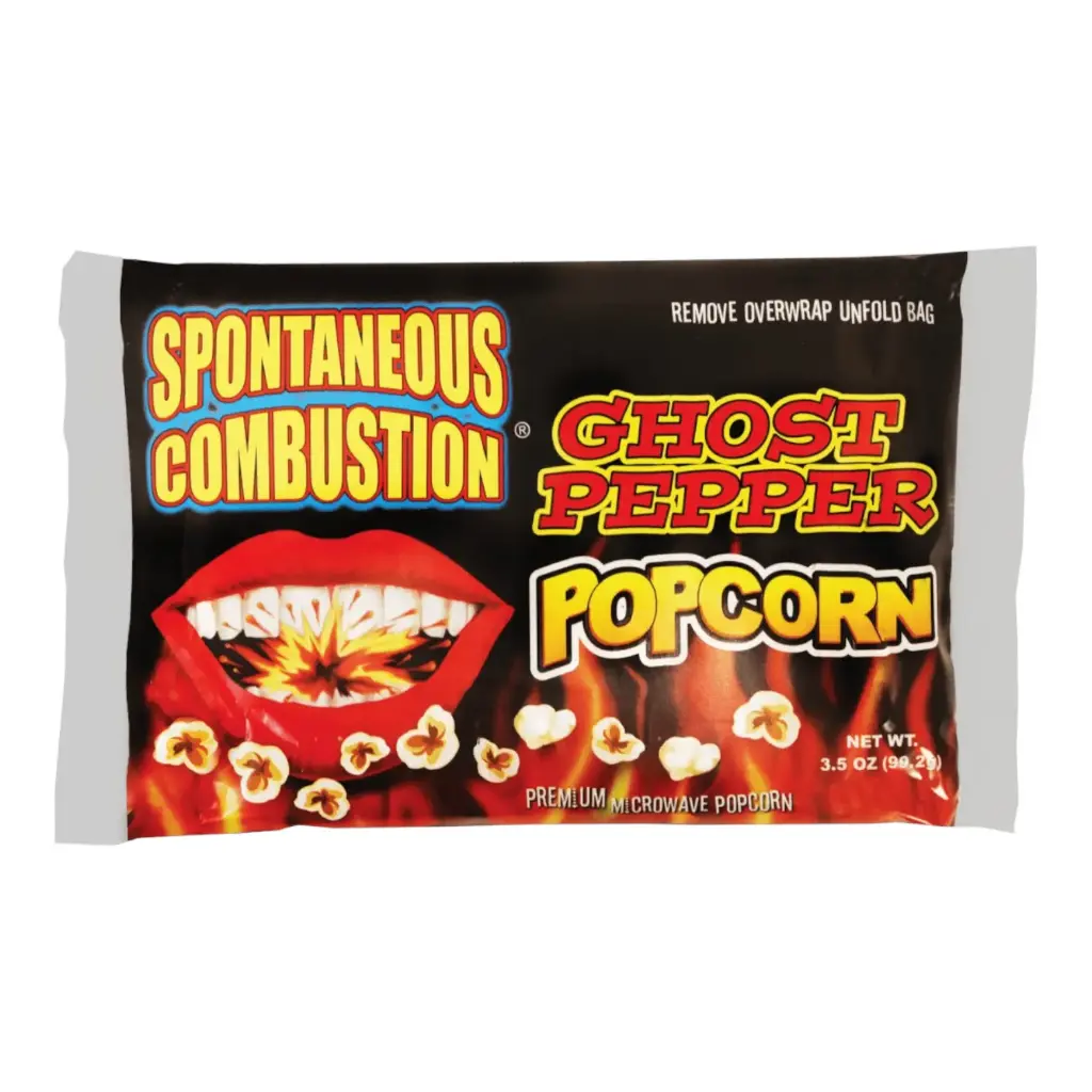 Spontaneous Combustion Ghost Pepper Microwave Popcorn