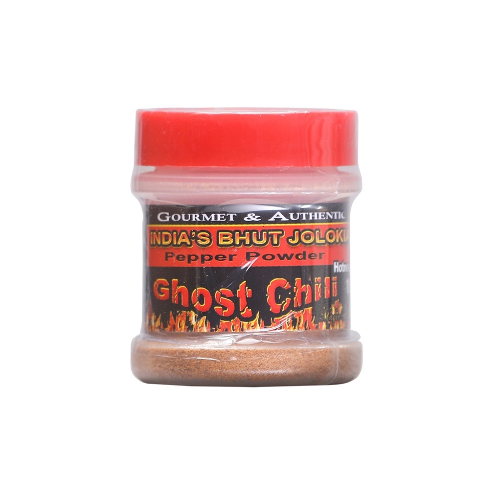 Magic Plant Ghost Chili Pepper Powder - 1/2 oz. in Plastic Jar w/ Sifter Lid