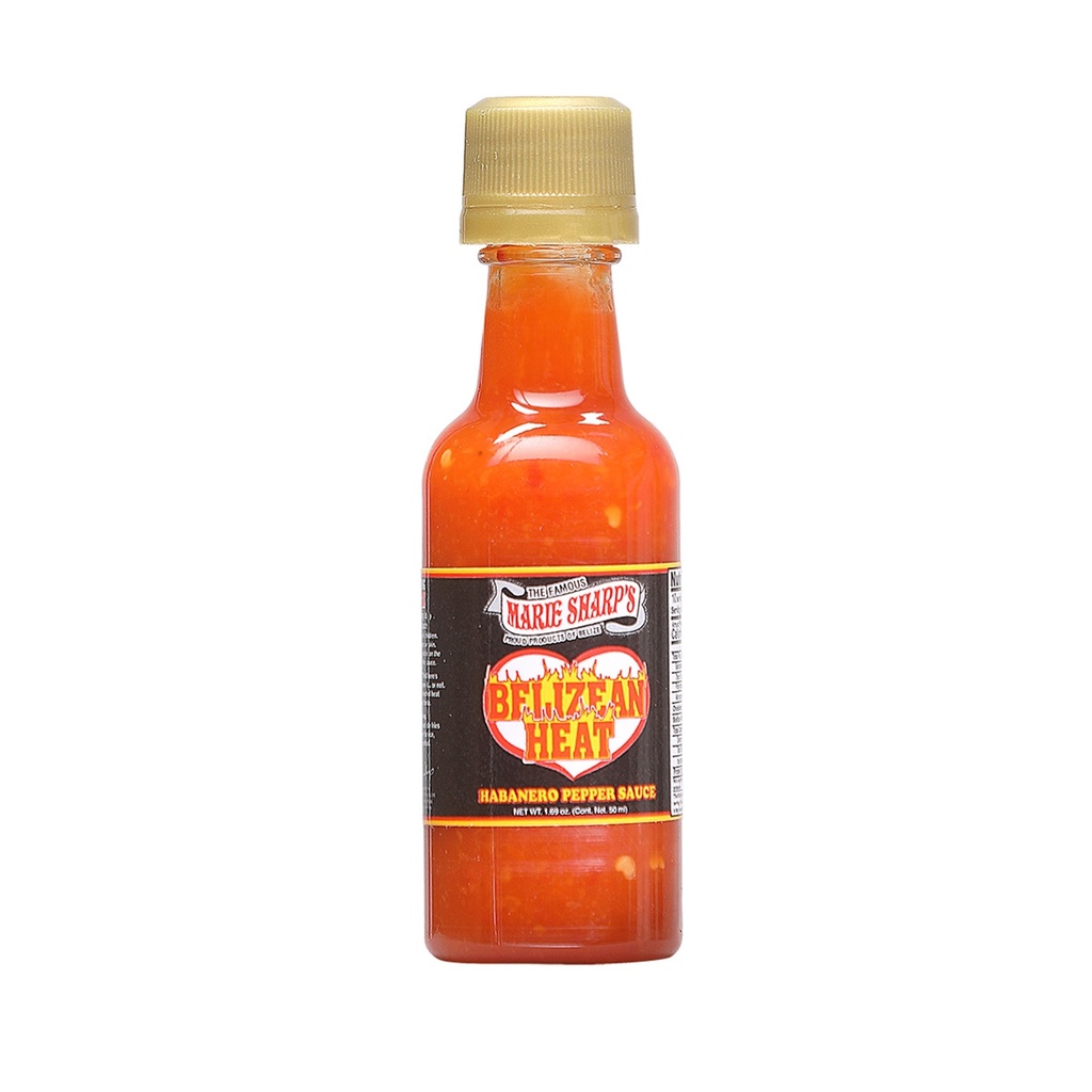 Marie Sharp's "Belizean Heat" Habanero Pepper Sauce Mini 1.69 oz. 