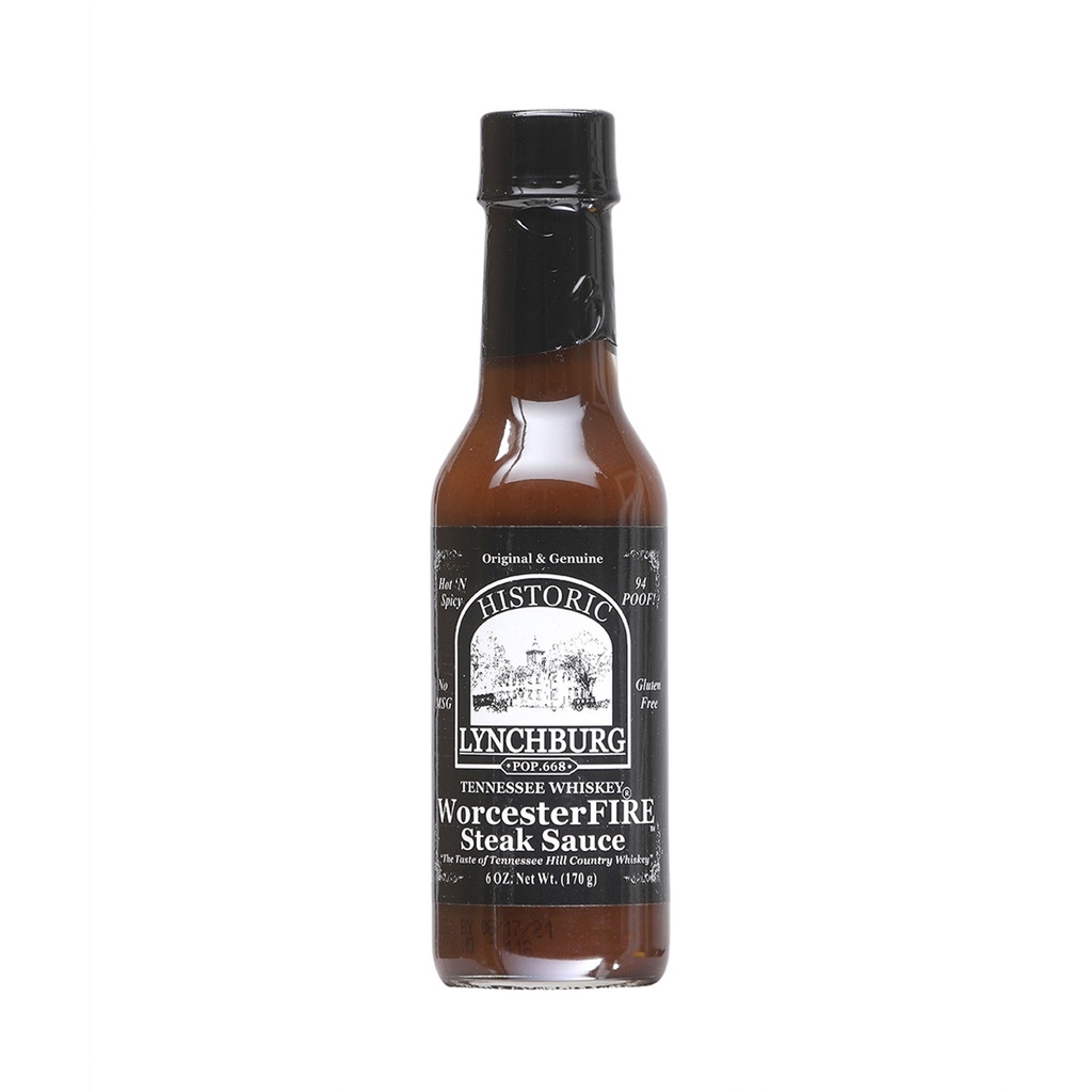 Historic Lynchburg Tennessee Whiskey WorcesterFIRE Steak Sauce