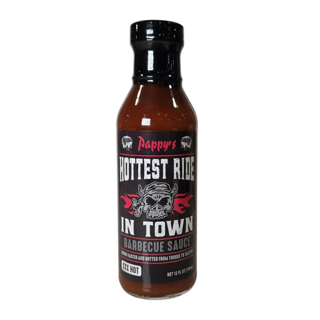 Pappy's Hottest Ride in Town "XXX Hot" Barbecue Sauce