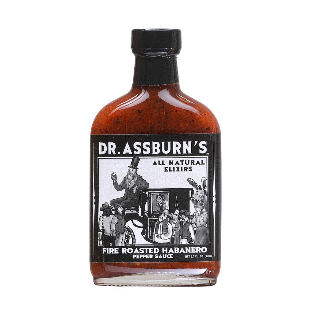 Dr. Assburn's Fire Roasted Habanero Pepper Hot Sauce