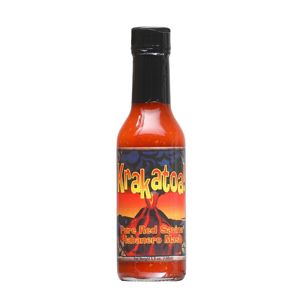 CaJohns KRAKATOA! Pure Red Savina Habanero Hot Sauce