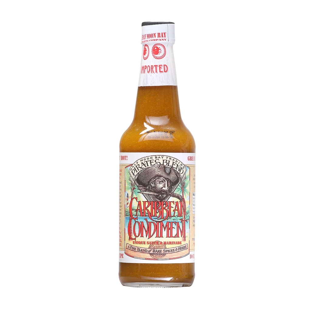 Pirates Blend Caribbean Condiment Hot Sauce 12oz