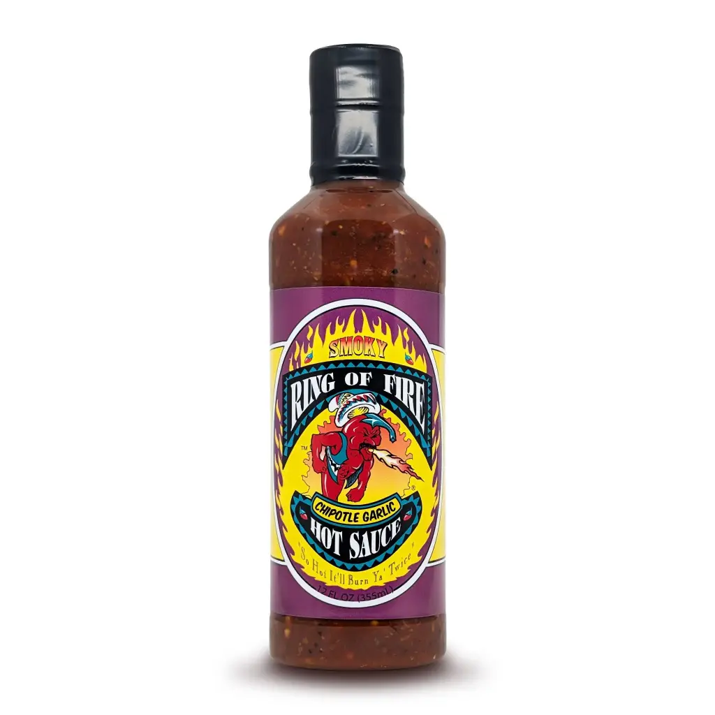 Ring of Fire "Smoky" Chipotle Garlic Hot Sauce
