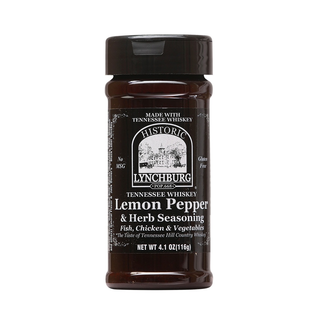Historic Lynchburg Tennessee Whiskey Lemon Pepper & Herb Seasoning