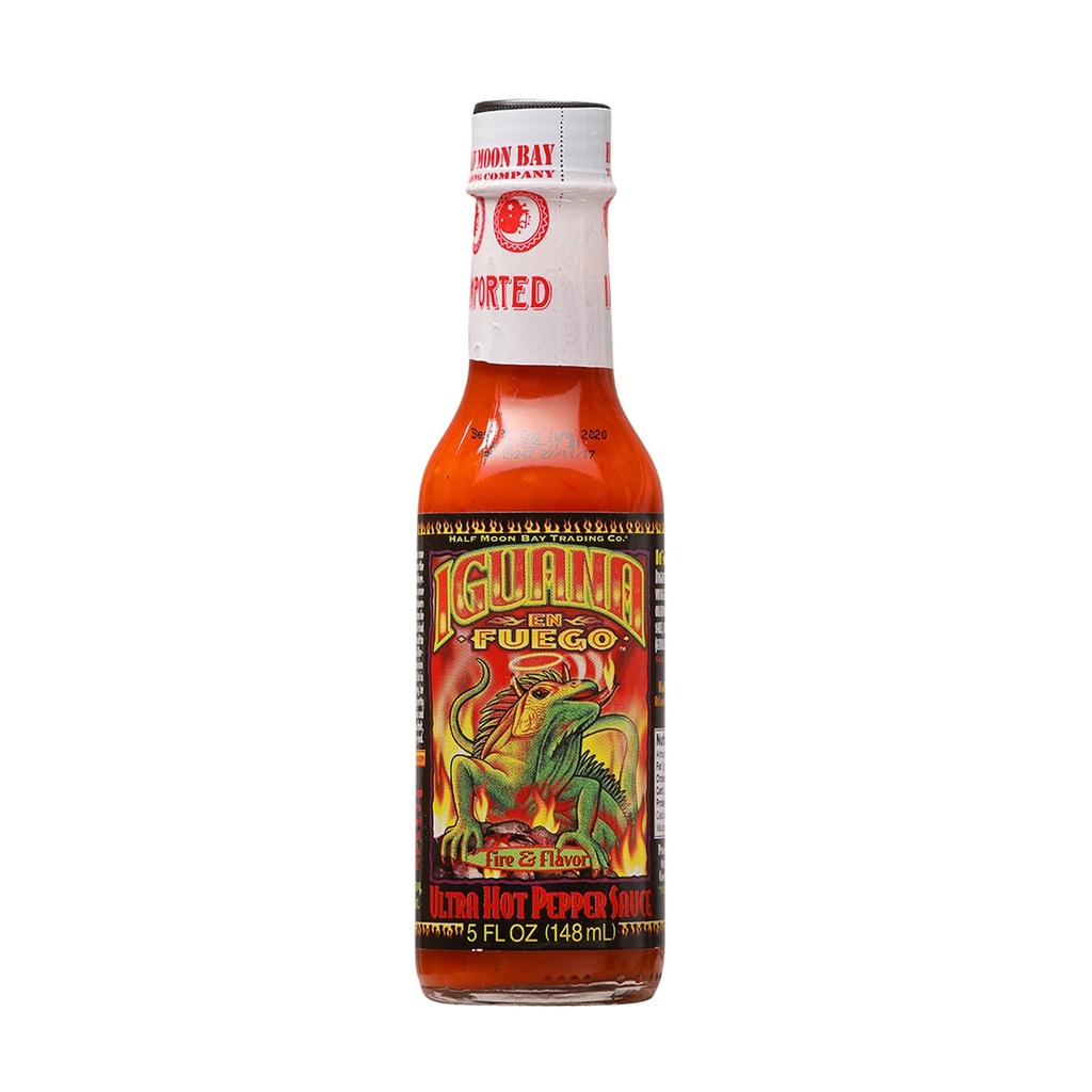 Iguana En Fuego Ultra Hot Pepper Sauce 5oz