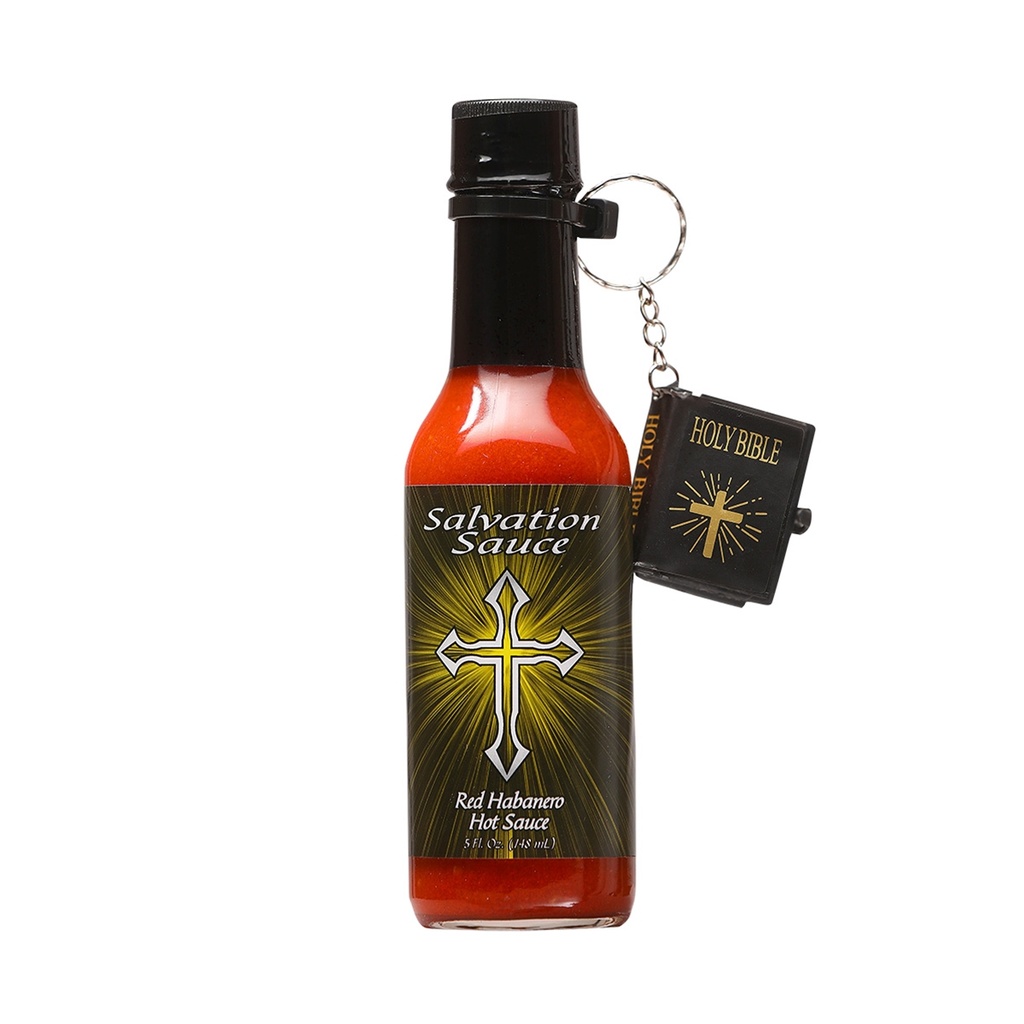 Salvation Sauce Red Habanero with mini Bible
