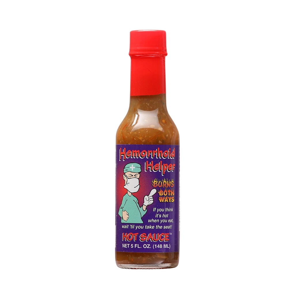 Hemorrhoid Helper "Burns Both Ways" Hot Sauce
