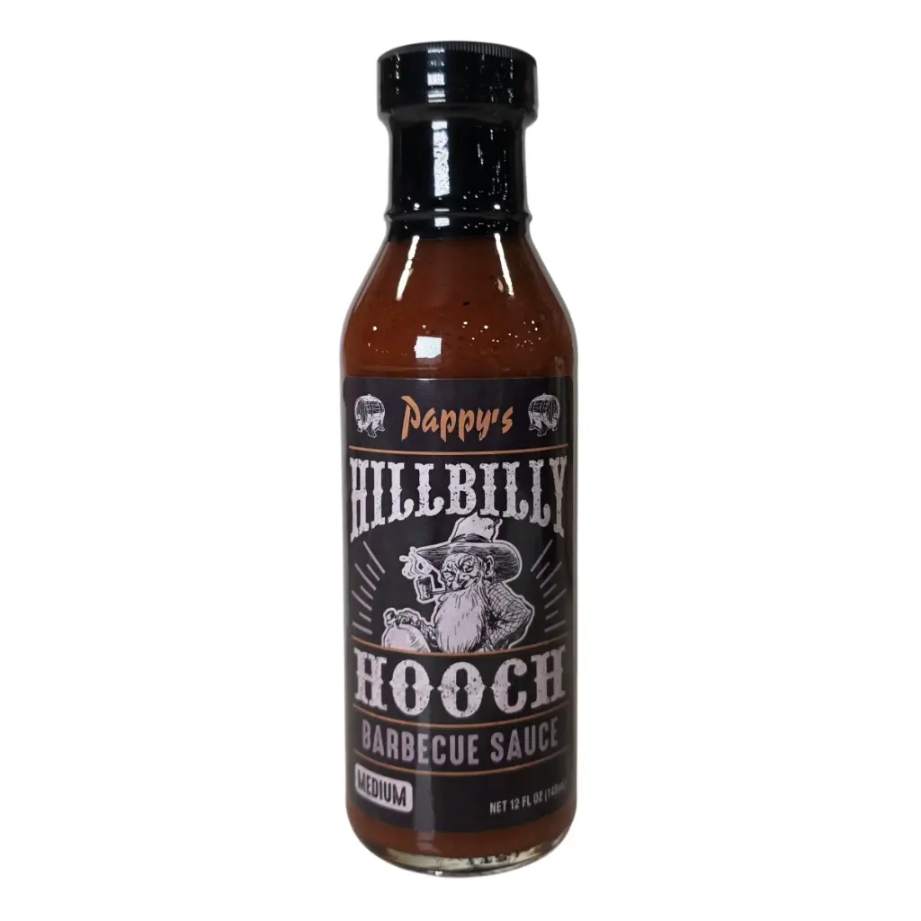 Pappy's "Hillbilly Hooch" Medium Barbecue Sauce