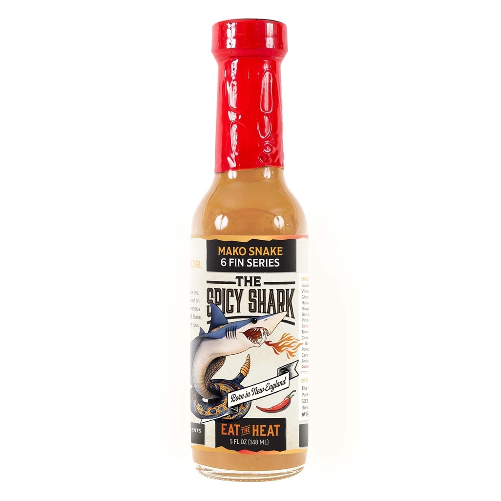 Spicy Shark Mako Snake Hot Sauce