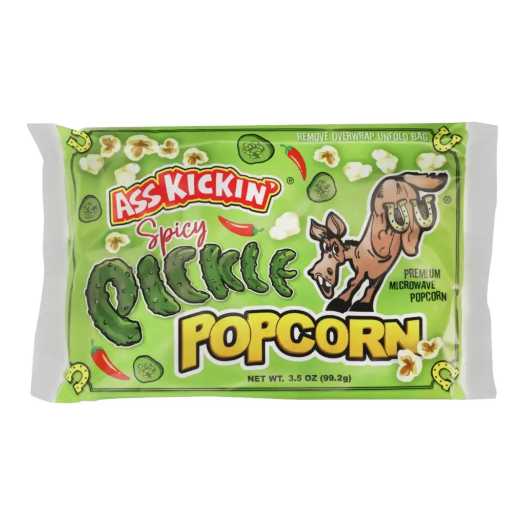 Ass Kickin' Spicy Pickle Microwave Popcorn