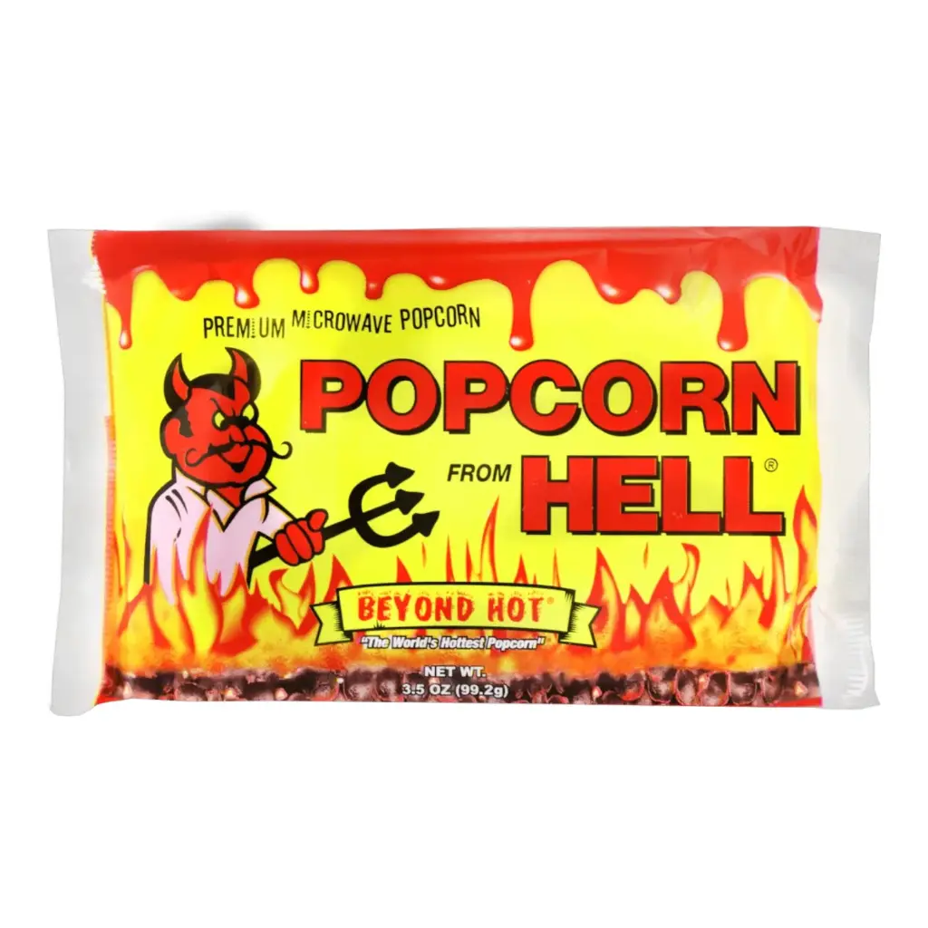 Popcorn From Hell BEYOND HOT Microwave Popcorn