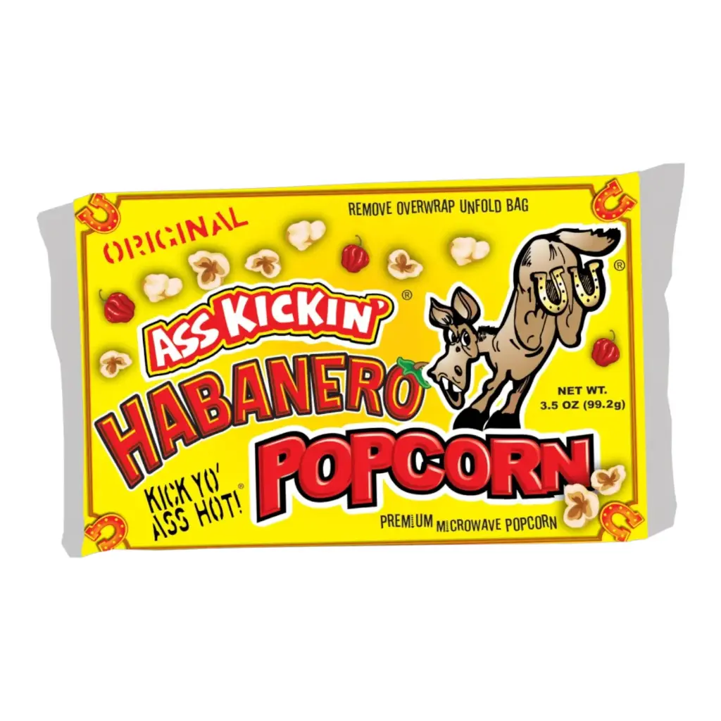 Ass Kickin' Habanero Microwave Popcorn