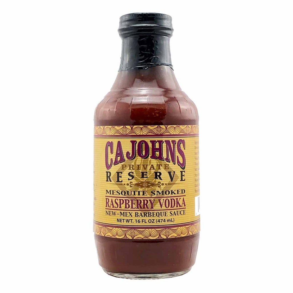 CaJohns Smoked Raspberry Vodka New-Mex Barbeque Sauce