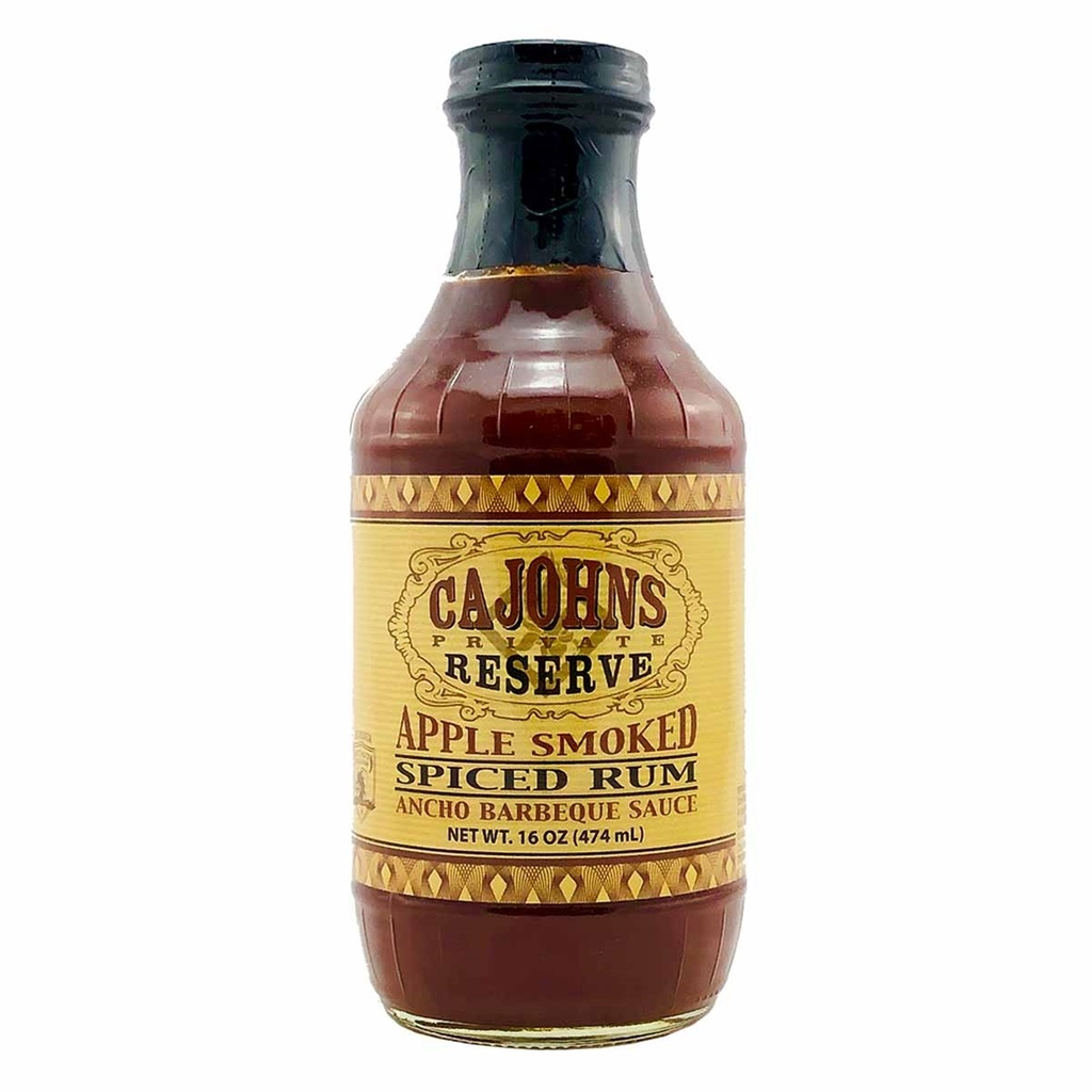 CaJohns Apple Smoked Spiced Rum Ancho Barbeque Sauce