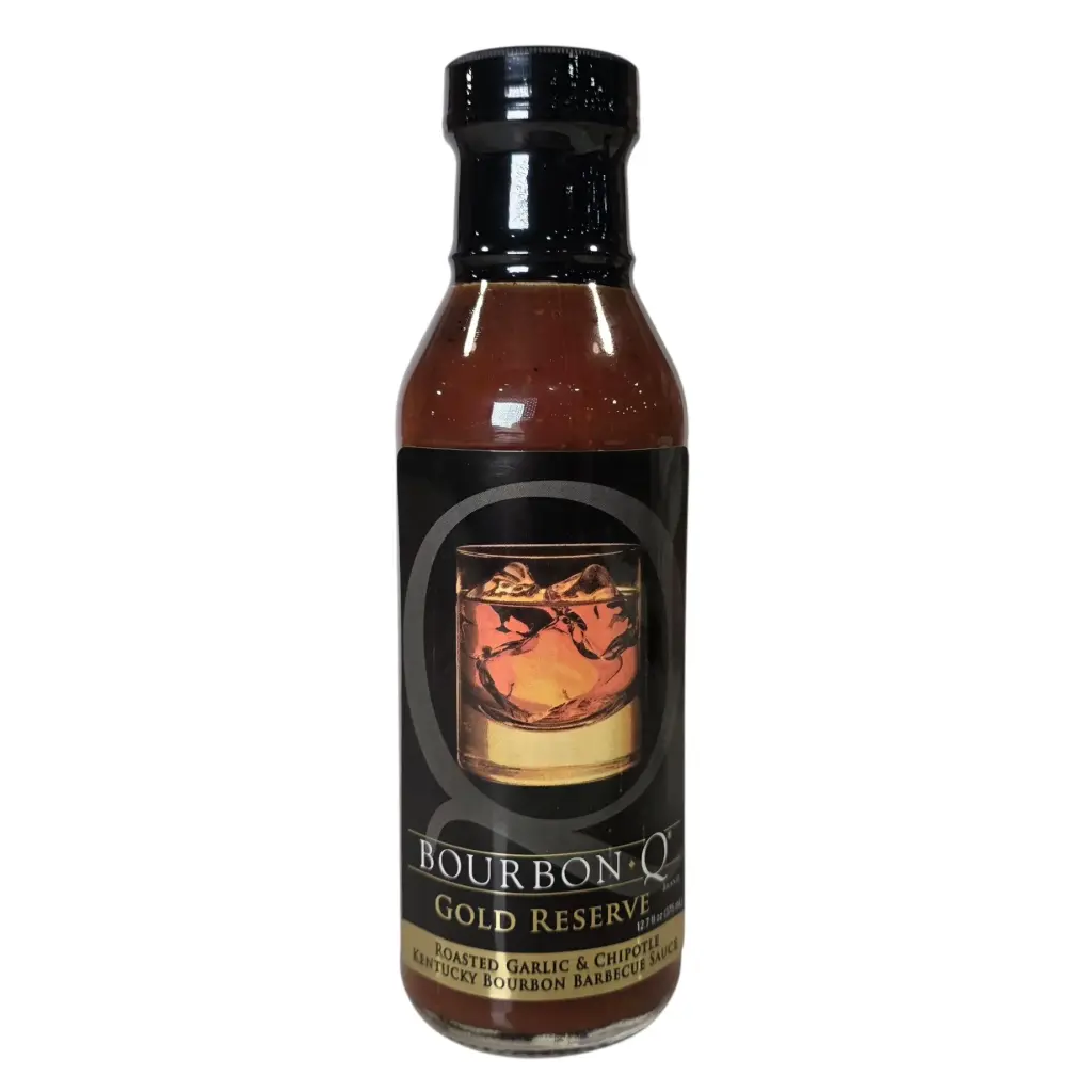 Bourbon Q Brand "Gold Reserve" Roasted Garlic & Chipotle Kentucky Bourbon Barbecue Sauce