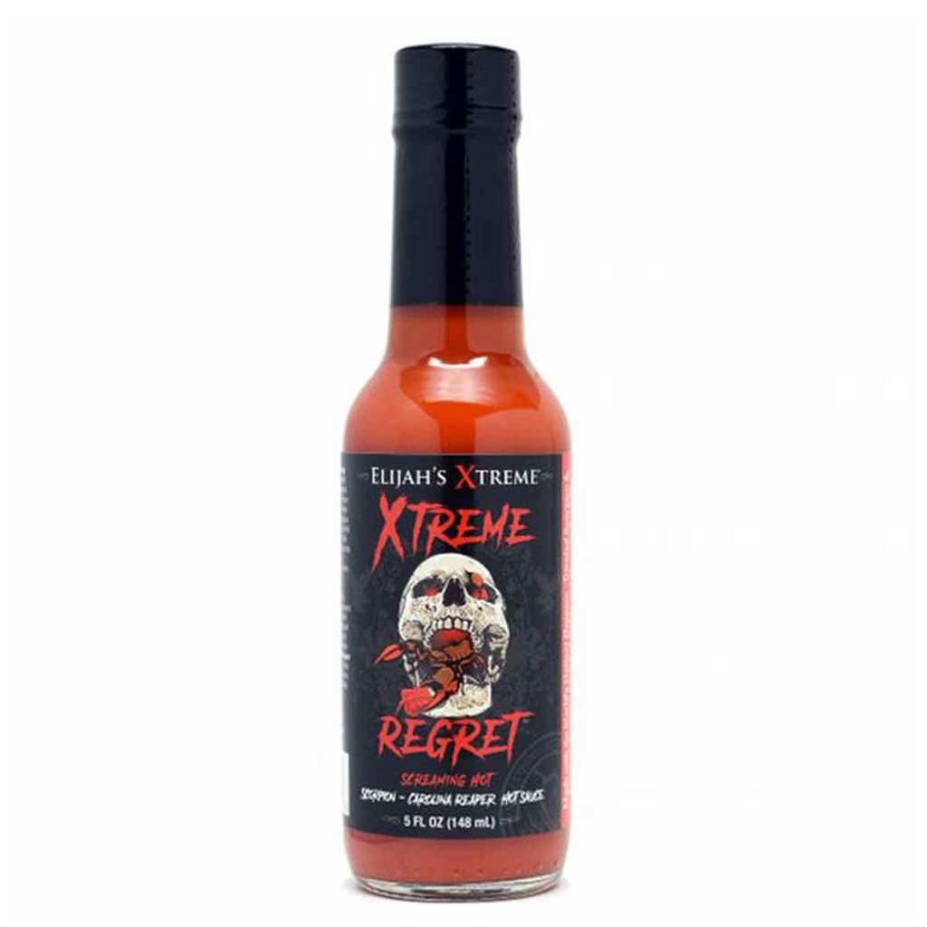 Elijah's Xtreme Regret Trinidad Scorpion Hot Sauce
