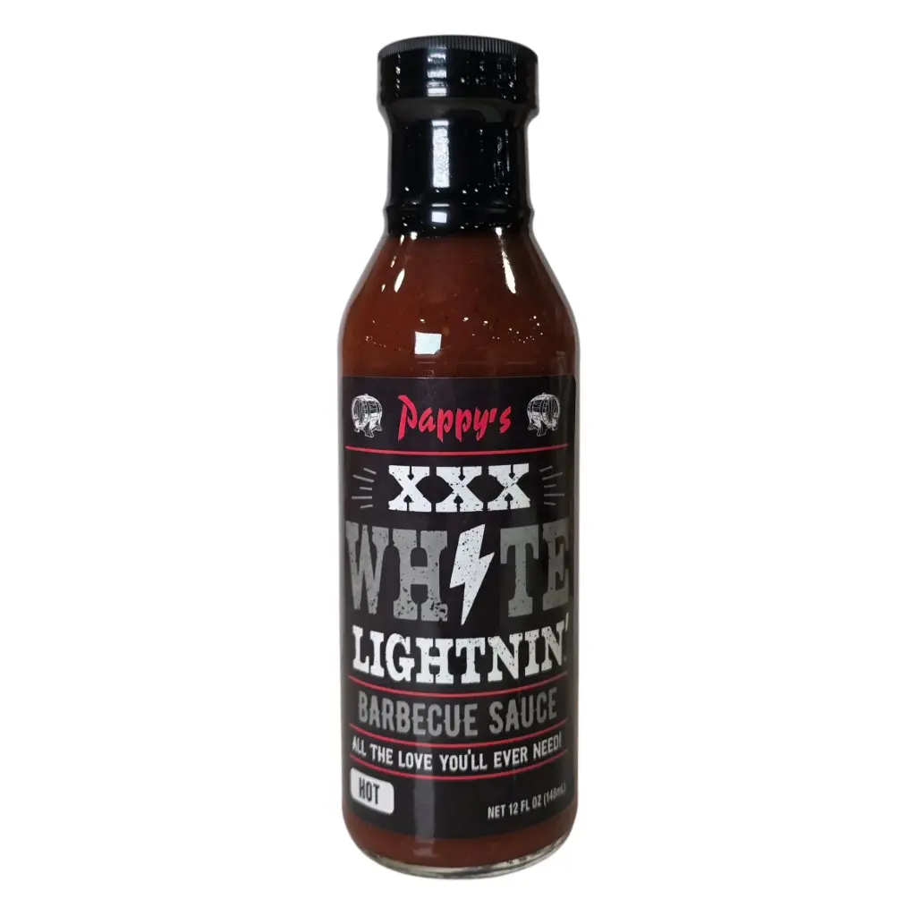 Pappy's XXX White Lightnin' "Hot" Barbecue Sauce