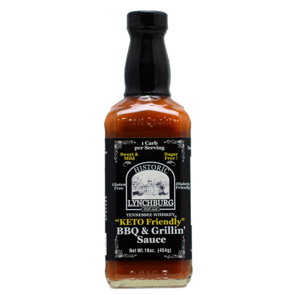 Historic Lynchburg Tennessee Whiskey "KETO Friendly" Gourmet Deli & Grillin' Sauce - MILD
