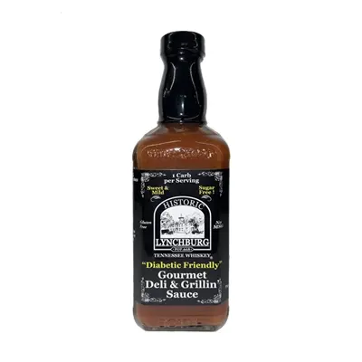 Historic Lynchburg Tennessee Whiskey Sugar Free BBQ & Grillin' Sauce
