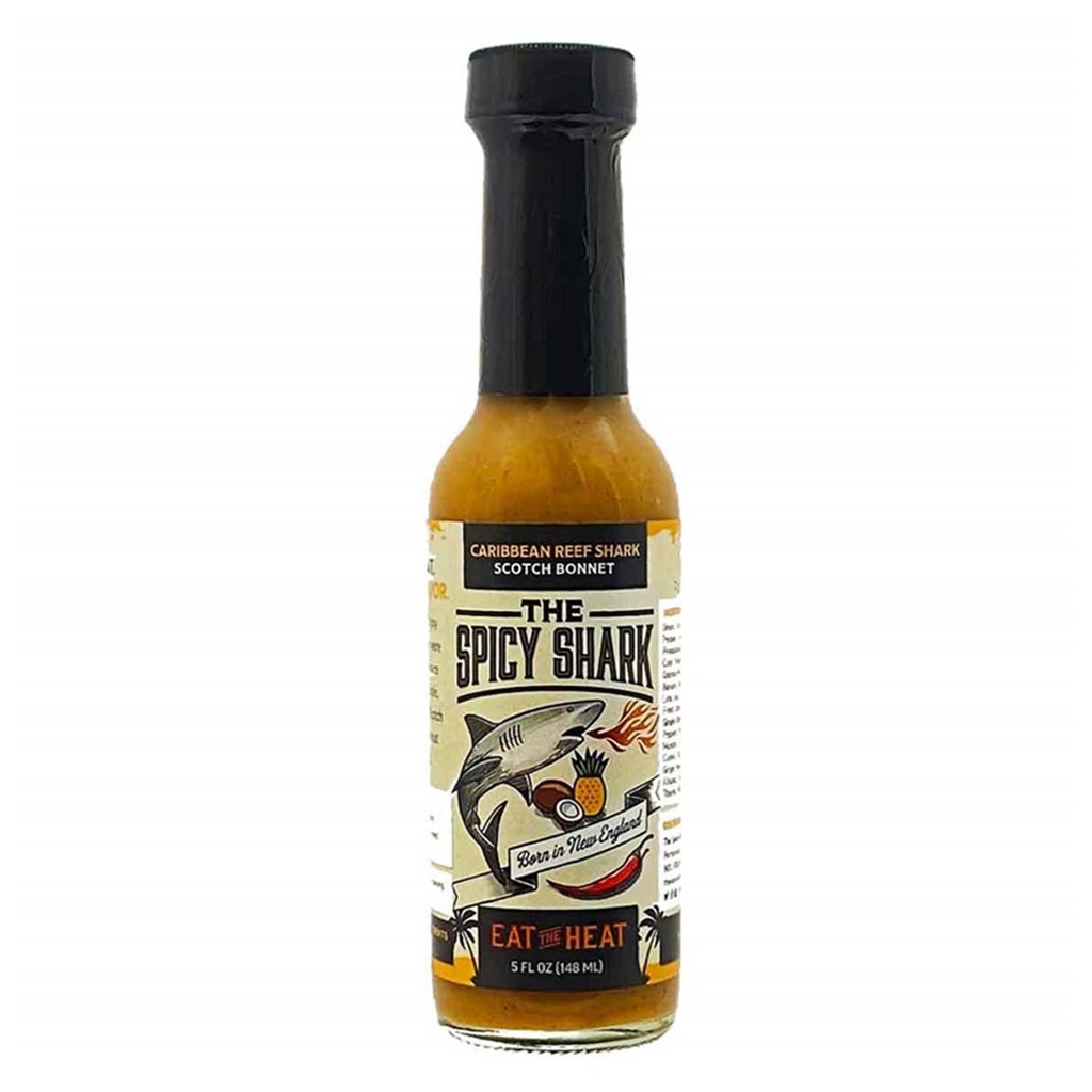Spicy Shark Caribbean Reef Shark Scotch Bonnet Hot Sauce